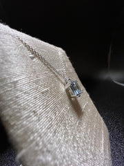 Girocollo acquamarina e brillanti